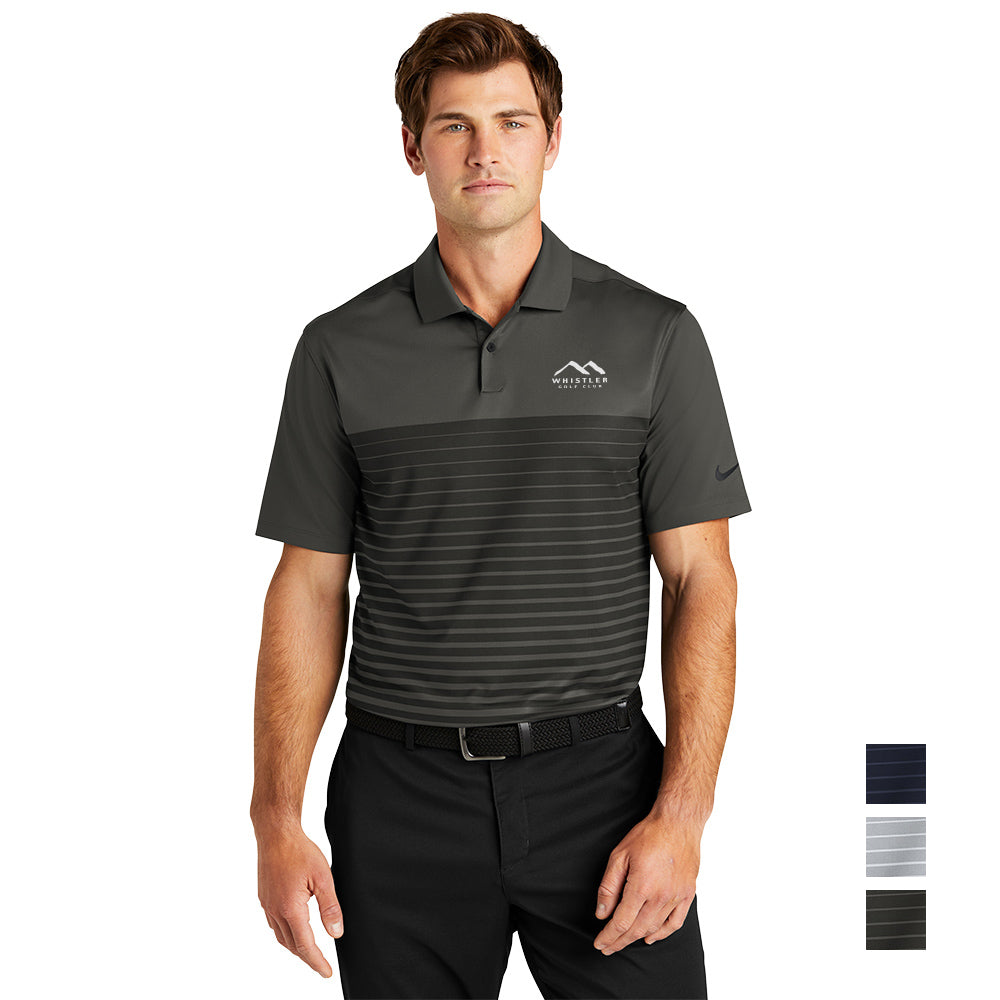 Nike Dri-FIT Vapor Block Embroidered Polo - Anthracite Grey (PMS 432C)
