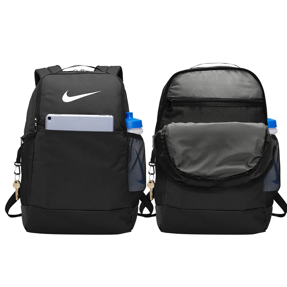 Nike Brasilia Medium Backpack Embroidered - Game Royal Blue