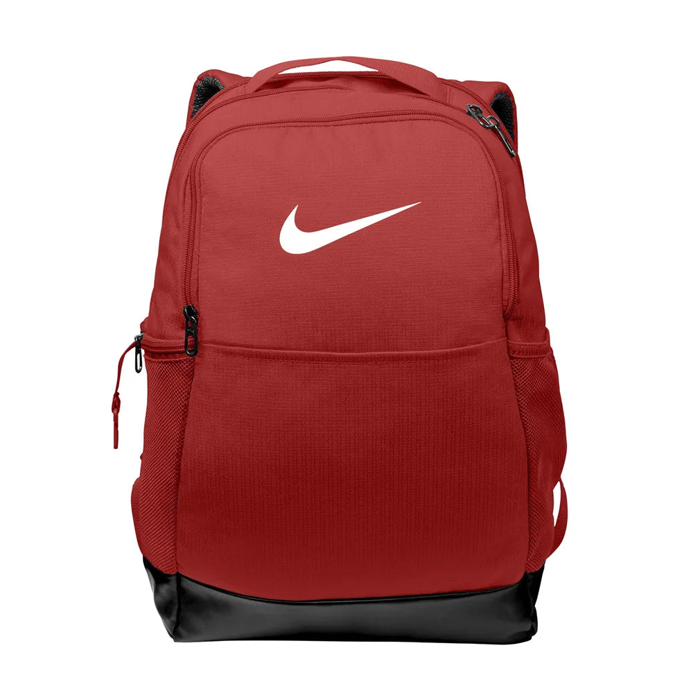 Nike Brasilia Medium Backpack Embroidered - University Red