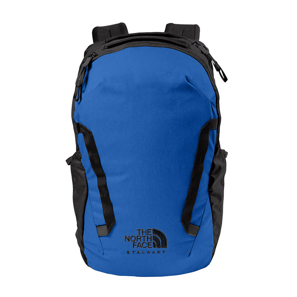 The North Face Stalwart Backpack Embroidered - TNF Black Heather/TNF Blue